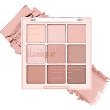 Nacario Dasique, Mat ve Işıltılı Renk Seçenekleri Sunan Far Paleti Shadow Palette (#27 Rose Milk Tea)