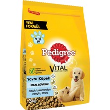 Nacario Pedigree Köpekler Için Yavru Kuru Mama 3 kg