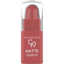Nacario Golden Rose Matte Lipstick Mini No: 10 - Kadifemsi Mat Ruj (Seyahat Boy)