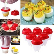 Nacario 5dm-Silikon Yumurta Haşlama Kabı 6lı Set