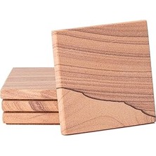 Nacario Thirstystone Kumtaşı Cinnabar Bardak Altlıkları