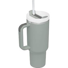 Nacario 304 L Çelik 1,2 L Yeşil Pipetli El Termos Mug (Sızdırmazlık Yok) CIN856YS