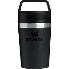 Nacario Stanley Cafe To-Go Travel Mug Termos Bardak, Siyah, 0.23 Litre