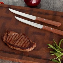 Nacario Aryıldız Brezil 2 Parça Steak Bıçak 11 cm