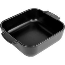Nacario Peugeot Appolia Kare Pişirme Tabağı 21 Cm-8 Inç, Saten Siyah