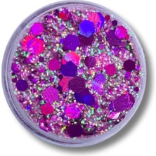 Nacario Jel Formlu Parlak Glitter Magic Purple