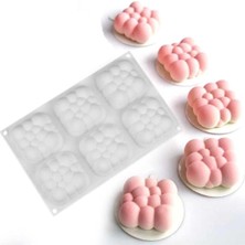 Nacario Silikolove Mini Cloud Silikon Kalıp Beyaz ECMELNM460