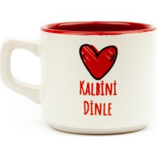 Nacario Palto Tasarım Kalbini Dinle Beyaz Venüs Kupa - Hediye Seramik Kupa