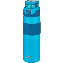 Nacario Tkk 600ML Pipetsiz Çift Yalıtımlı Paslanmaz Çelik Termos Matara 6 Saat Sıcak/soğuk (Turkuaz)