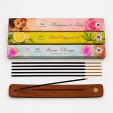 Nacario Ithal 60 Adet 3X20 Uzun Süre Kalıcı Yoga-Plates-Meditasyon Aroma Terapi Kömürsüz-Kimyasalsız Doğal Çubuk Tüstü Seti Ahşap Tütsülük Hediyeli Karışık Aroma Box (3)