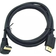 Nacario 3 Metre HDMI L Kablo 90 Derece HDMI Dirsek HDMI Kaliteli