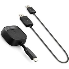 Nacario Viewsonic Tak ve Çalıştır Işlevselliği Için 1080P Full Hd, Miracast ve Airplay Desteği, Usb-C, HDMI ve USB Bağlantı Noktalarına Sahip WPD-900 Kablosuz Ekran Döküm Kiti