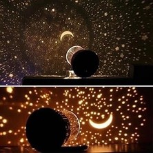 Nacario Star Master Pilli Gökyüzü Projeksiyonlu LED Renkli Yıldızlı Tavan Işık Yansıtma Gece Lambası