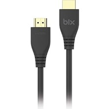 Nacario Bix PHD03 8K@60Hz Ultra Yüksek Hızlı HDMI & Ethernet Kablosu, 48GBPS Veri Aktarım Hızı, HDMI 2.1, Hdr, Earc, 3D Ready Teknolojisi, Bilgisayar Monitörü, UHD Tv, Ps5, Ps4 Uyumlu 3 Metre Kablo