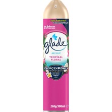 Nacario Glade Hava Tazeleyici Aerosol, Oda Kokusu, Tropikal Floral, 300ML