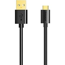 Nacario Tronsmart MUS03 Micro USB Data ve Şarj Kablosu, 1 Metre, Siyah