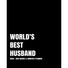 Nacario World's Best Husband Planner: 2-Year 2020- 2021 Productivity Journal Daily / Weekly Monthly Dated Calendar Year Goal Setting Planner Organizer Tracker ... Inch Paperback Notebook ) Christmas Gift Idea