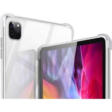 Nacario Zore Apple ile Uyumlu iPad Pro 12.9 2020 (4.nesil) Kılıf Tablet Nitro Anti Shock Silikon Kapak Renksiz