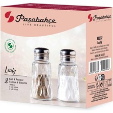 Nacario Paşabahçe 80232 Leafy 2 Li Tuzluk-Biberlik Set 100 cc