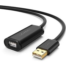 Nacario Ugreen USB 2.0 Uzatma Kablosu ile Aktif Wi-Fi Amplifikatör, A-Soket Üzerine A-Priz Için Wi-Fi-Kart USB Bellek, Wifi-Alıcı, Yazıcı, Monitör, Kamera, Fare, Klavye, Vs., 10M