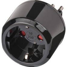 Nacario Brennenstuhl Türkiye Fiş Sistemi Italya Uyumlu IP20 Lisanslı Topraklı Travel Adaptör Dönüştürücü