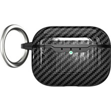 Nacario Zore Apple ile Uyumlu Airpods Pro 3 Kılıf Zore Airbag 05 Silikon Siyah