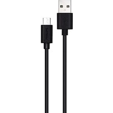 Nacario Philips DLC3104U/00 - Kablo Usb-A - Micro-Usb - 120 cm - Siyah