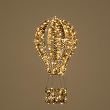 Nacario Asu LED Işıklı Balon Dekor 78 cm Altın