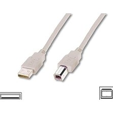 Nacario 3m USB A Erkek-Usb B Erkek, Awg 28 USB 2.0 Kablo