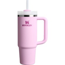 Nacario Stanley Quencher Pipetli Termos Bardak, 0.89 Litre, Kiraz Çiçeği (Cherry Blossom)