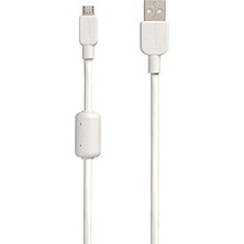 Nacario Sony CP-AB150W Mikro USB Şarj ve Data Kablosu, Beyaz