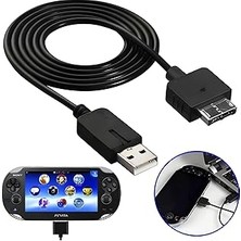 Nacario Pop Konsol Ps Vita 1000 Şarj ve Data Kablosu Playstation Vita 1000 Fat Model Uyumlu USB Şarj Kablosu