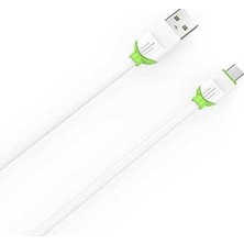 Nacario Psr Aksesuar Beyaz Beyaz LS32 Micro USB Kablo- ile Uyumlu