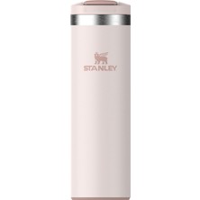 Nacario Stanley The Transit Fliptop Mug Termos Bardak, 0.47 L, Pembe Kuvars (Rose Quartz)