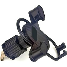 Nacario Apera Araç Içi Telefon Tutucu Havalandırma (Menfez) Kanca Montaj Kaymaz 360° Çoğu Akıllı Telefonla Uyumlu Sarsıntı Önleyici 4.5”- 7” Inç