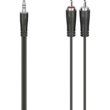 Nacario 3.5mm - 2rca, Stereo Siyah 1.5m