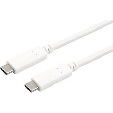 Nacario Novoo Omars Type-C 3.1 5gbps 3A Şarj ve Data Kablosu Beyaz 1.5 Metre