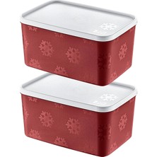 Nacario Smartware 2'li Set No Frost Saklama Kabı Carmen 2600 ml