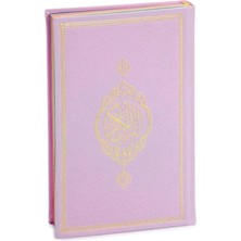 Nacario Renkli Termo Deri Ciltli Kuranı Kerim - Bilgisayar Hatlı, Orta Boy - Pembe