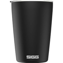 Nacario Sıgg Neso Cup Black Termos Kupa (0,3 L), Zararlı Madde Içermeyen ve Yalıtımlı Kahve Kupası, Coffee To Go Kupa, 18/8 Paslanmaz Çelik, Seramik Pure Ceram Kaplamalı