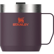 Nacario Stanley Classic Legendary Camp Mug Paslanmaz Çelik Termos Bardak, Mürdüm (Plum), 0.35 Litre