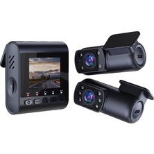 Nacario Sjcam M60 3 Kameralı Ön+Iç+Arka 4k+Fhd+Fhd Hdr Sony Starvis 2 Sensörlü Wifi Gps'li Araç Kamerası