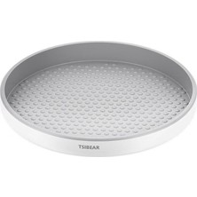 Nacario 360° Dönen 25 cm Mutfak Kiler Banyo Düzenleyici Döner Raf CIN876