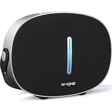 Nacario W-Kıng Taşınabilir Bluetooth Hoparlörler Kablosuz, T8II Loud Bluetooth Hoparlör Güçlü Açık Boombox, Ağır Bas, Kristal Ses, Hızlı Şarj, 2 Subwoofer, Bt5.4, Usb/aux, Led, 35H, Parti Büyük Hoparlör