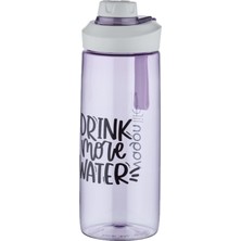 Nacario Vagonlife 720 ml Çevir Aç Kapak Tritan Su Matarası -Silikon Taşıma Askısı-Süzgeçli-