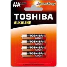 Nacario Toshıba Baterías Aaa Kırmızı Alkalin LR03GCA Bp-4c LR03 Blıster De 4