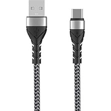 Nacario Zore Bax Type - C USB Kablo 1m Siyah