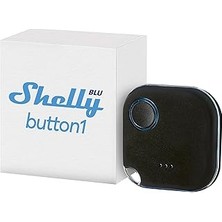 Nacario Shelly Blu Düğme1, Bluetooth Kontrollü Eylem ve Sahne Aktivasyon Düğmesi, Ev Otomasyonu, Ios Android Uygulaması, Hub Gerekmez, Uzun Pil Ömrü, LED Ekran, Siyah