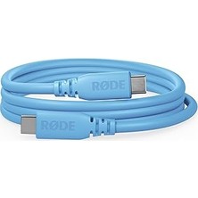 Nacario Røde SC27 Superspeed Usb-C - Usb-C Kablosu, 5 Gbps'ye Kadar Hızlı Veri Aktarımı ve 60 W Güç Kaynağı (2 M, Mavi)