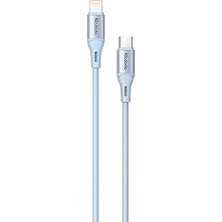 Nacario Mcdodo CA-1864 Typec To Iphone Pd 36W Hızlı Data-Şarj Kablo 1.2m Mavi